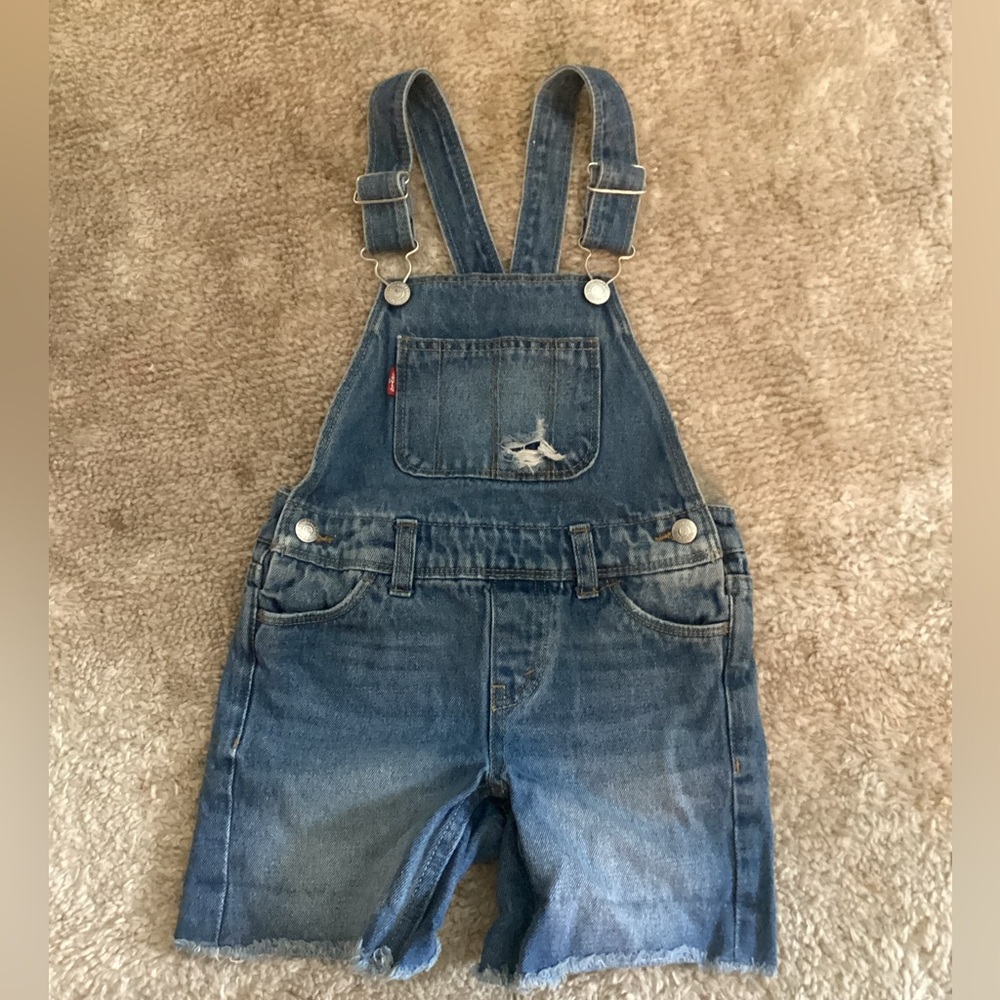 Levi denim overalls size 4